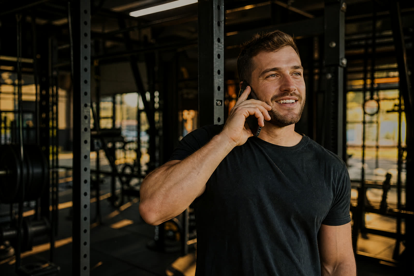 Business owner taking the call